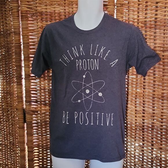 Nerd Think like a Proton Positive T-shirt XS - Picture 1 of 5
